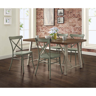Better Homes and Gardens Collin Wood and Metal Dining Table